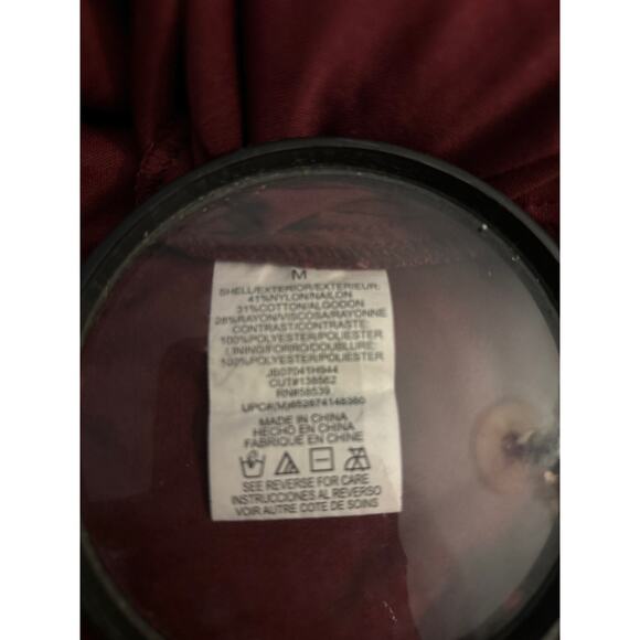 Xtraordinary Lace Maroon Mini Dress M Formal Special Occasion Cocktail Coquette - Picture 10 of 11